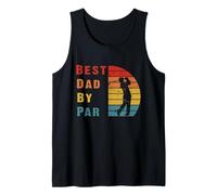 Vintage Best Dad by Par Father's Day Golfing Tank Top