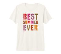 Vintage Best Summer Ever Camp Staff Camping Host Family Trip Premium T-Shirt