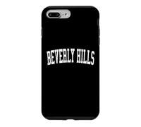 Vintage Beverly Hills MI Distressed White Varsity Style Case for iPhone 7 Plus/8 Plus