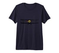 Vintage Bi-Plane Illustration T-Shirt Premium T-Shirt