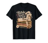 Vintage Bible Study Club Books & Daisies Value Graphic T-Shirt
