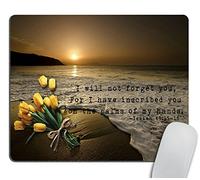 Vintage Bible Verse Scripture Quotes Psalms Sayings Art Mouse Pads Gaming Mouse Pad 11.8" x 9.8"