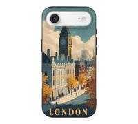 Vintage Big Ben London Streets Basic Case Cover Drop Protection | Compatible with iPhone 17 Air Easy Installation