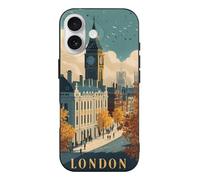 Vintage Big Ben London Streets Basic Case Cover Drop Protection | Compatible with iPhone 17 Easy Installation