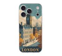 Vintage Big Ben London Streets Basic Case Cover Drop Protection | Compatible with iPhone 17 Pro Easy Installation