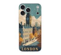 Vintage Big Ben London Streets Basic Case Cover Drop Protection | Compatible with iPhone 17 Pro Max Easy Installation