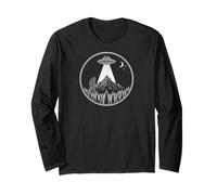 Vintage Bigfoot Sasquatch Forest Alien Extraterrestrial Long Sleeve T-Shirt