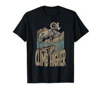 Vintage Bighorn Sheep Mountain Ram Wilderness Outdoor Art T-Shirt