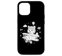 Vintage Biplane & Aerodynamics Emblem Case for iPhone 12/12 Pro