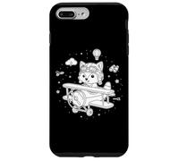 Vintage Biplane & Aerodynamics Emblem Case for iPhone 7 Plus/8 Plus