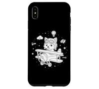 Vintage Biplane & Aerodynamics Emblem Case for iPhone XS Max