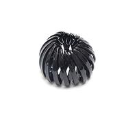 Vintage Bird's Nest Bun Maker Expandable Ponytail Holders Hairstyle Tools Hair Accessories for Women and Girls(black)