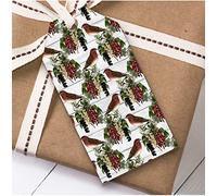 Vintage Birds Robins Christmas Gift Tags (Present Favor Labels)