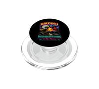 Vintage Birdwatching Is My Therapy Retro 90s Wildlife Lover PopSockets PopGrip for MagSafe