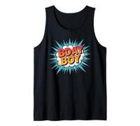 Vintage Birthday BOY Superhero Cheers to Celebrate 5th 6th Tank Top