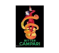 Vintage Bitter Campari Poster Canvas Poster Bedroom Decor Landscape Decor Gift 12x18inch(30x45cm)