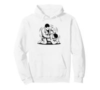 Vintage Bjj Instructor Grappling Arts Certified Black Belt Pullover Hoodie