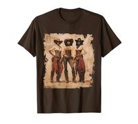 Vintage Black African American Cowgirl Western Country Rodeo T-Shirt