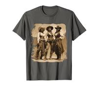 Vintage Black African American Cowgirl Western Country Rodeo T-Shirt