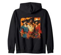 Vintage Black African American Cowgirl Western Country Rodeo Zip Hoodie