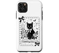 Vintage Black Cat Rading Book Read Lover Cat Owner Reader Case for iPhone 11 Pro Max
