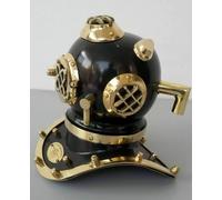 Vintage Black & Copper Deep Sea US Navy Mark V Diving Scuba Divers Helmet 6" Rustic Vintage Home Decor Gifts