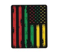 Vintage Black History Month America Flag Desk Mat Washable Mouse Pad Small Mousemat For Travel Computer Pc 25X30Cm
