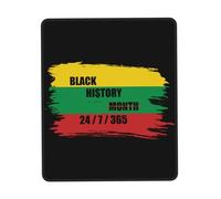 Vintage Black History Mousemat Comfortable Mousepad Soft Mouse Pad For Gaming Travel Studying 25X30Cm