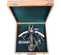 Vintage Black Sextant Instruments Solid Aluminum Working Sextant Replica Ship Navigation 9" Inch