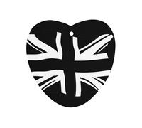 Vintage Black Union Jack British Flag Car Air Freshener Hanging Aromatherapy Tablets Rearview Mirror Pendant Car Accessories