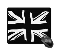 Vintage Black Union Jack British Flag Mouse Pad Square Mouse Mat Cute Mousepad