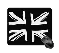 Vintage Black Union Jack British Flag Mouse Pad Square Mouse Mat Cute Mousepad