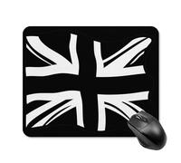 Vintage Black Union Jack British Flag Mouse Pad Square Mouse Mat Cute Mousepad