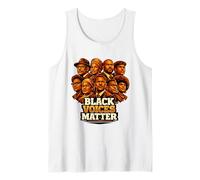 Vintage Black Voices Matter African Leaders Portrait Teacher Tank Top
