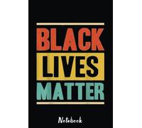 Vintage BLM Black Lives Matter Retro 70s 80s Style BLM Notebook Daily Blanked Journal Vintage: Blank Lined Notebook Journal For African American Black ... And Black History Month. 6x9 inch 110 Pag