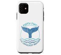 Vintage Blue Wave with Fin and 52 Lonely Whale Design Case for iPhone 11