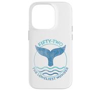Vintage Blue Wave with Fin and 52 Lonely Whale Design Case for iPhone 14 Pro