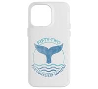 Vintage Blue Wave with Fin and 52 Lonely Whale Design Case for iPhone 14 Pro Max