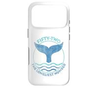 Vintage Blue Wave with Fin and 52 Lonely Whale Design Case for iPhone 17 Pro