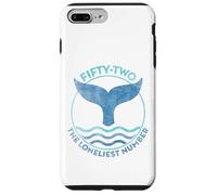 Vintage Blue Wave with Fin and 52 Lonely Whale Design Case for iPhone 7 Plus/8 Plus