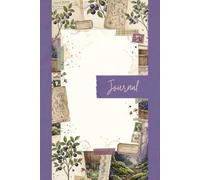 Vintage Blueberry Forest Junk Journal Pages - 6x9 Aesthetic Stationery Paper - 100 Decorative Writing Sheets with Wild Berries, Foraging Baskets, Woodland Maps, and Botanical Ephemera Textures