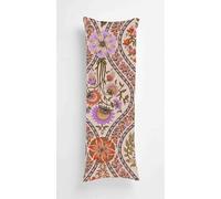 Vintage Body Pillow Case Cover 40x145cm, Long Backrest Cushion pillow Protector with Zipper, Decorative Bedding Pillowcase, Soft body pillow cover for Couch Bedroom Curved Floral