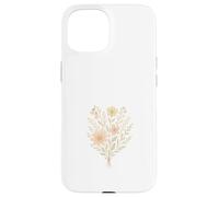 Vintage Boho Wildflower Bouquet Case for iPhone 15