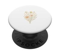 Vintage Boho Wildflower Bouquet PopSockets Adhesive PopGrip
