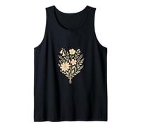 Vintage Boho Wildflower Bouquet Tank Top