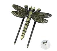 Vintage Book Clip, Antique Bronze Book Page Holder Journal Clips to Hold Journal Open, Metal Bookmark Gifts for Readers, Book Lovers, Writers, Book Club (Dragonfly)