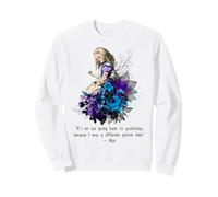 Vintage Book Quote "It’s no use going back to yesterday..." Sweatshirt