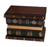 Vintage Book Shaped Trinket Storage Box - Desktop Antique Props Books Ornaments,Vintage Decorative Book Storage Box for Living Room, Bedroom, Study, Office