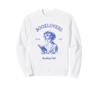 Vintage Booklovers Reading Club Estd 1847 Gift Sweatshirt