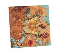 Vintage Bookmarks with Pendant, Butterfly Metal Bookmarks Bookpage Dividers for Teachers, Book Lovers, Student Reading Aid, Nature Themed Bookmarks Set